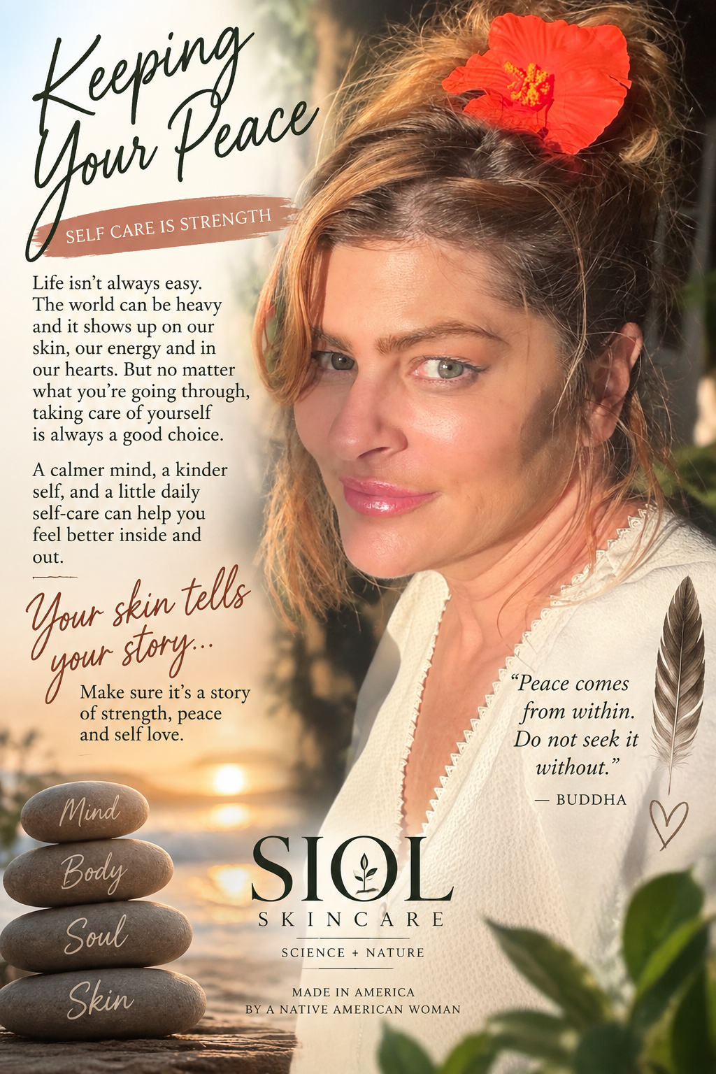 When Life Shows Up on Your Skin: Choosing Peace, Self-Love, and Care
