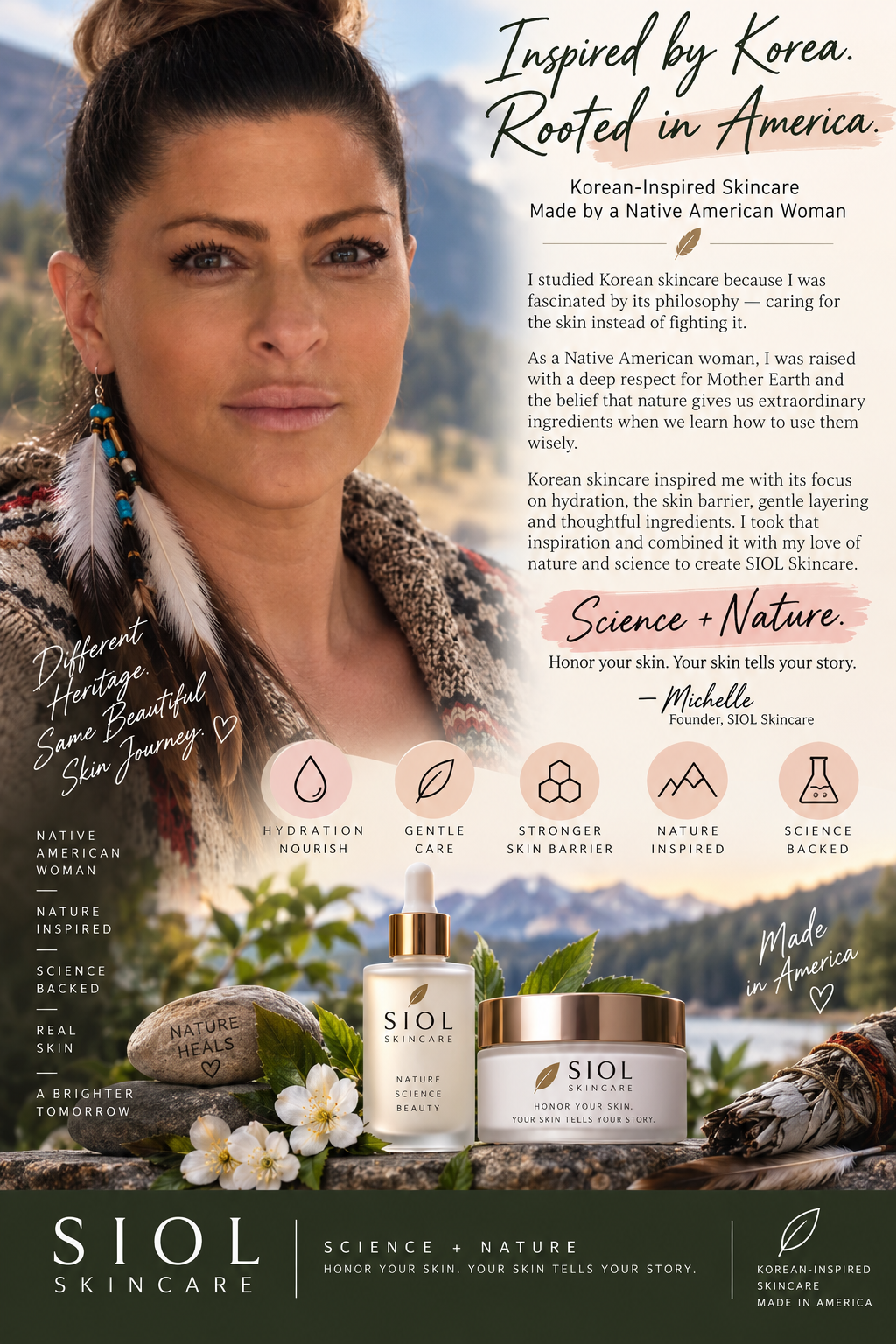 How Korean Skincare Inspired a Native American Girl to Create SIOL Skincare