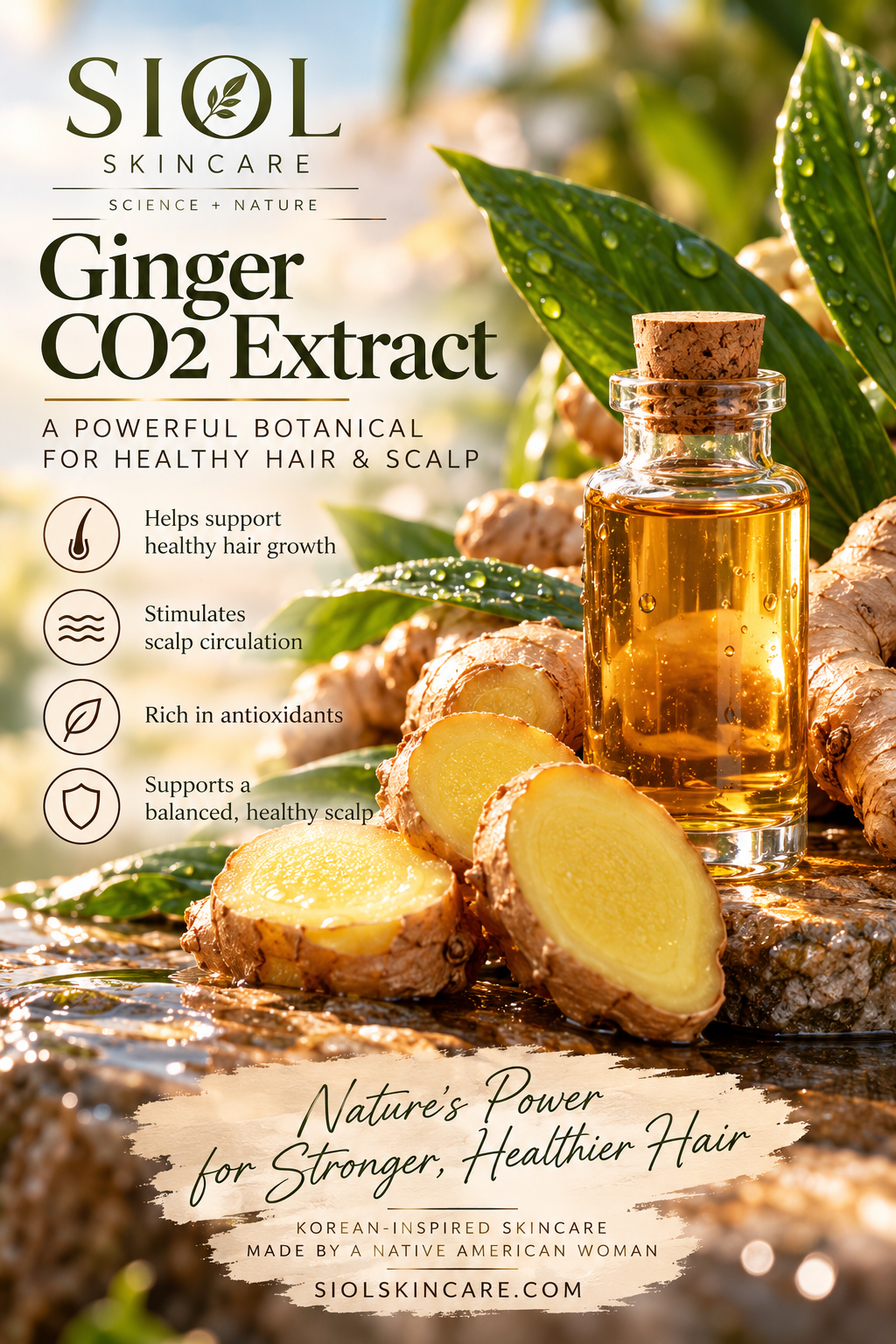 Ginger CO₂: The Little-Known Botanical Ingredient in Modern Scalp Care