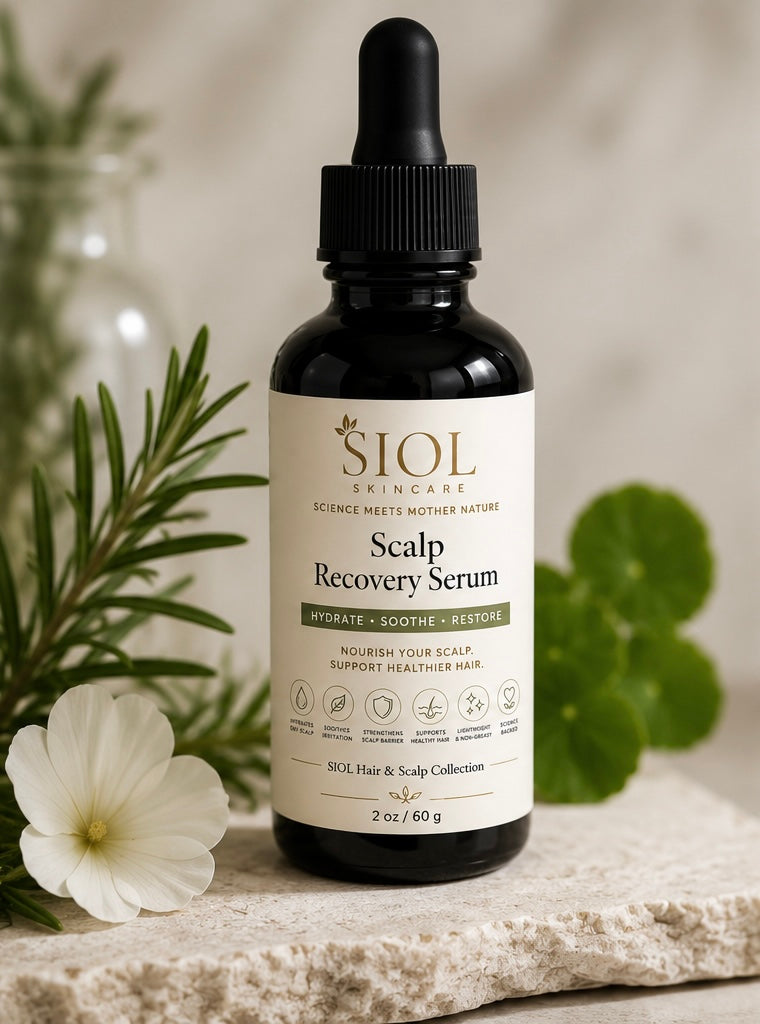 SIOL Scalp Recovery Serum Hydrating Copper Peptide and Botanical Scalp Treatment