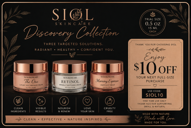 SIOL Discovery Collection 3-piece Luxury Skincare Trial set